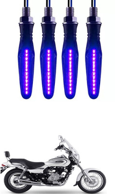 E-Shoppe Front, Rear, Side LED Indicator Light for Bajaj Universal For Bike(Blue)
