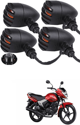 LOVMOTO Front, Rear LED Indicator Light for Mahindra Rodeo RZ(Yellow)