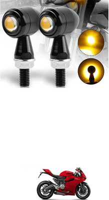 LOVMOTO Front, Rear LED Indicator Light for Royal Enfield 500(Yellow)