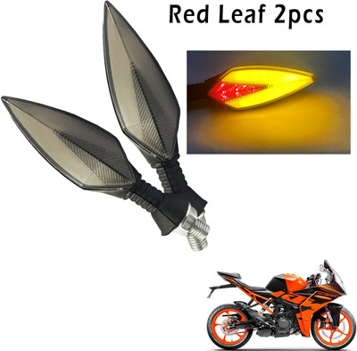 Generox Front, Rear, Side LED Indicator Light for KTM Duke RC 190(Red, Yellow)