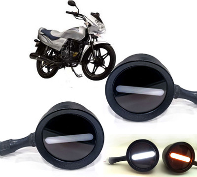 AUTO PEARL Front LED Indicator Light for KTM Freedom(White, Yellow)