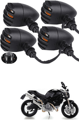 LOVMOTO Front, Rear LED Indicator Light for TVS Max 4R(Yellow)