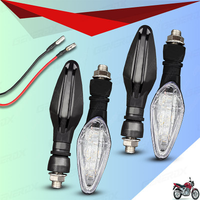 Shopland Front, Rear LED Indicator Light for Honda CBF 150(Yellow)