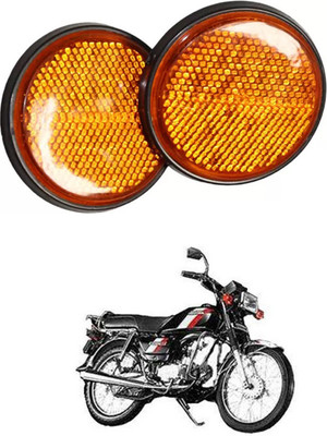 E-Shoppe Front, Rear, Side LED Indicator Light for Hero Universal For Bike(Yellow)