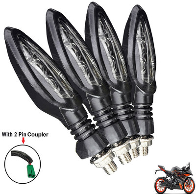Generox Front, Rear LED Indicator Light for KTM RC 200(Yellow)
