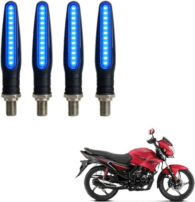 JMA TRADING Front, Rear LED Indicator Light for Hero Universal For Bike(Blue)