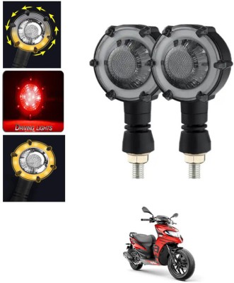 MATIES Front, Rear LED Indicator Light for Universal For Bike Universal For Bike(Amber, Red)