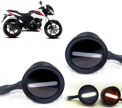 AUTO PEARL Front LED Indicator Light for Bajaj Pulsar 180(White, Yellow)