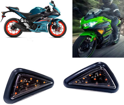 AUTO PEARL Side LED Indicator Light for Yamaha YZF R3(Yellow)