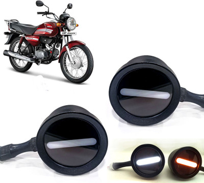 AUTO PEARL Front LED Indicator Light for Hero HF Dawn(White, Yellow)