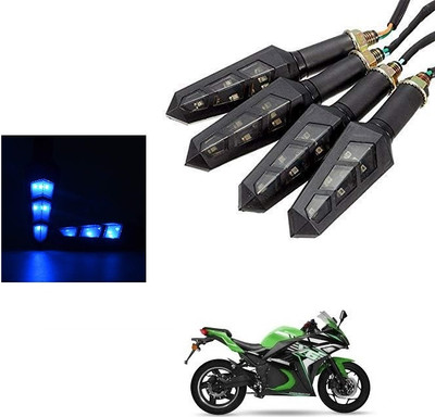 QUIRKY ZONE Front, Rear LED Indicator Light for Bajaj, Hero, Honda, TVS, Suzuki, Universal For Bike Universal For Bike(Blue)