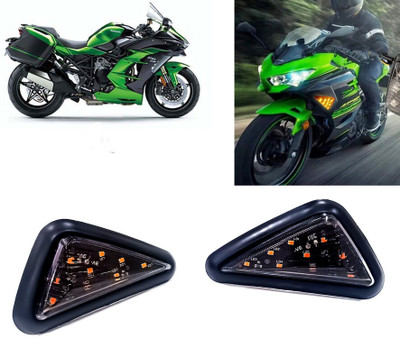 AUTO PEARL Side LED Indicator Light for Kawasaki Ninja(Yellow)