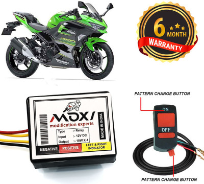 AUTO PEARL Front, Rear Flasher Indicator Light for Kawasaki Ninja 250