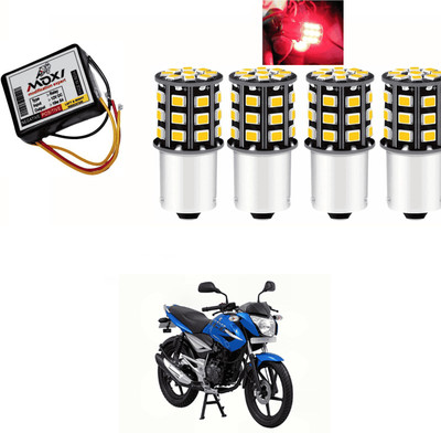 PRTEK Front, Side LED Indicator Light for Bajaj Universal For Bike(Red)