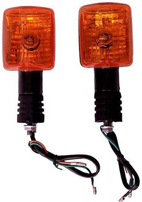 AEROTEK Side Flasher Indicator Light for Hero Splendor(Orange)