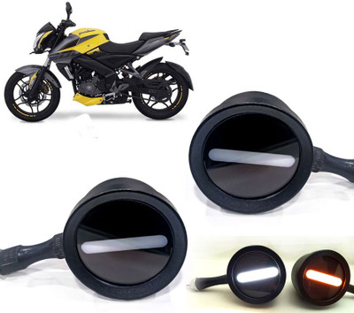 AUTO PEARL Front LED Indicator Light for Bajaj Pulsar 200NS(White, Yellow)