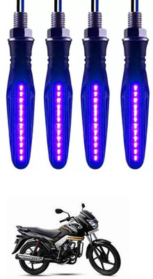 E-Shoppe Front, Rear, Side LED Indicator Light for Mahindra Centuro(Blue)