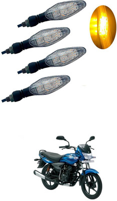 PRTEK Front, Rear LED Indicator Light for TVS Phoenix 125(Yellow)