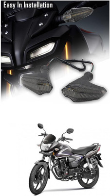 LOVMOTO Front, Rear LED Indicator Light for Honda CB Shine(White)
