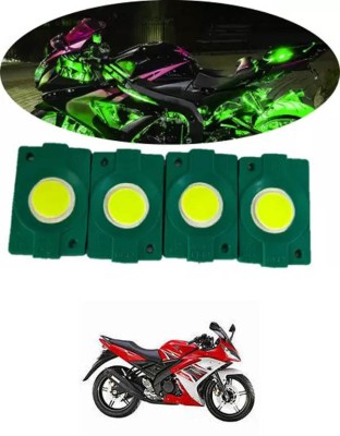 FKOK Front, Rear, Side LED Indicator Light for Yamaha Universal For Bike(Green)