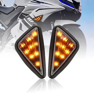 BIKEBLOOM Side, Front Xenon Indicator Light for Yamaha YZF R15, R15, R15 V4, R15 V1, R15 V3(Amber)