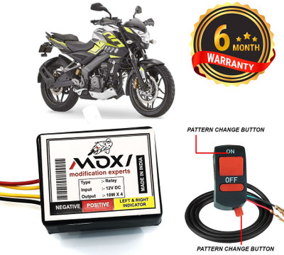 AUTO PEARL Front, Rear Flasher Indicator Light for Bajaj Pulsar 200 NS DTS-i
