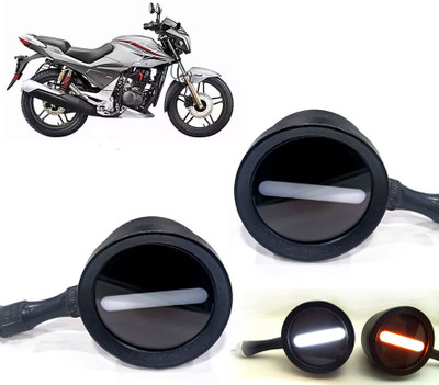 AUTO PEARL Front LED Indicator Light for Hero Xtreme(White, Yellow)