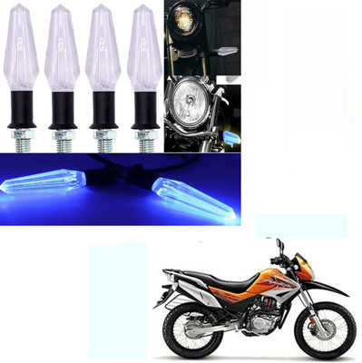 RawatZ Side LED Indicator Light for Hero Universal For Bike(Blue)