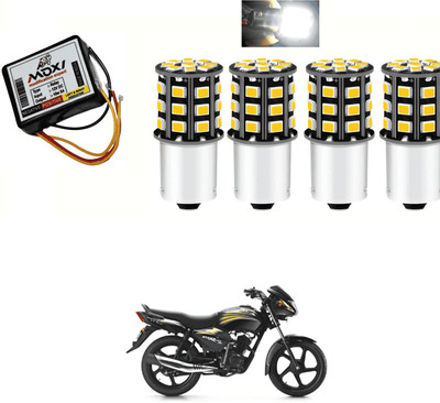 PRTEK Front, Side LED Indicator Light for TVS Star City(White)