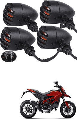 LOVMOTO Front, Rear LED Indicator Light for Hero Hunk(Yellow)