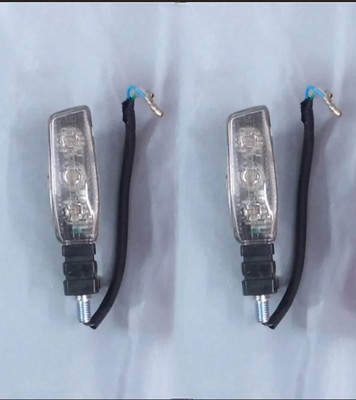 Autoexo Front, Rear LED Indicator Light for Universal For Bike 4 Series