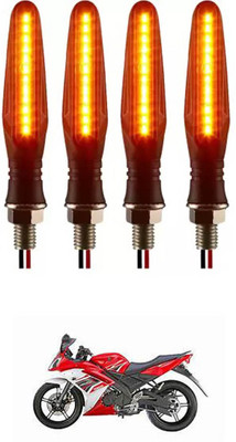 E-Shoppe Front, Rear, Side LED Indicator Light for Yamaha YZF R15 S(Yellow)