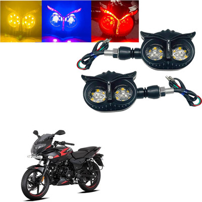Vagary Front, Rear LED Indicator Light for Bajaj Pulsar 220(Blue, Yellow, Red)