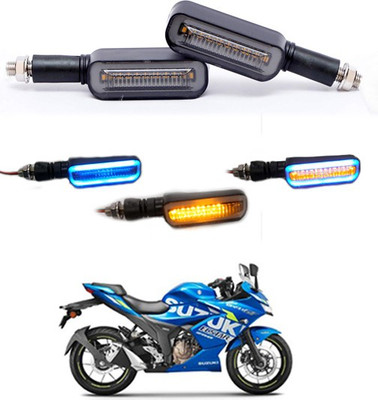 AYW Front LED Indicator Light for Universal For Bike Universal For Bike(Blue, Yellow)