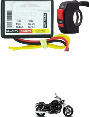 GONAMA Front, Rear LED Indicator Light for Hyosung Aquila 250(Yellow)