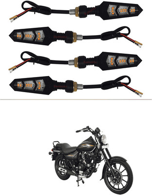 LOVMOTO Side LED Indicator Light for Bajaj Avenger 220 DTS-i(Amber)