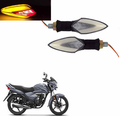Vagary Front, Rear LED Indicator Light for Honda CB Shine(Red, Yellow)