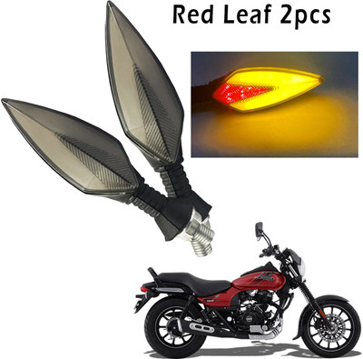 Generox Front, Rear, Side LED Indicator Light for Bajaj Avenger Street(Red, Yellow)