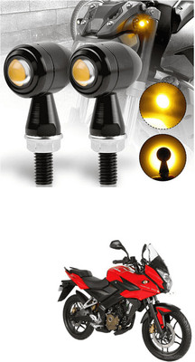 LOVMOTO Front, Rear LED Indicator Light for Bajaj Pulsar 150 DTS-i(Yellow)