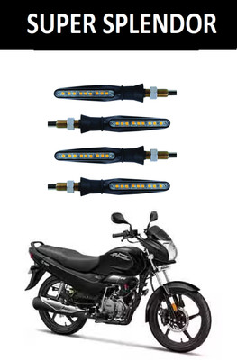 Autoxygen Front, Side, Rear LED Indicator Light for Hero Splendor NXG, Splender iSMART, Splendor Plus(Orange)