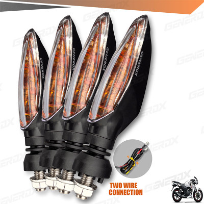 Generox Front, Rear, Side LED Indicator Light for TVS Apache RTR 160(Yellow)