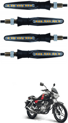 LOVMOTO Side LED Indicator Light for Bajaj V 150(Amber)