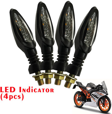 Generox Front, Rear LED Indicator Light for KTM RC 390(Yellow)