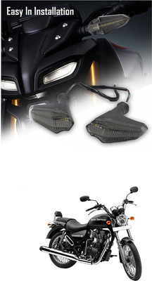 Lovmoto Side LED Indicator Light for Royal Enfield Thunder Bird 350(Blue, Yellow)