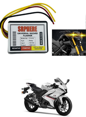 SRPHERE Front, Rear Flasher Indicator Light for Universal For Bike Universal For Bike(Multicolor)