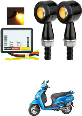 LOVMOTO Front, Rear LED Indicator Light for Hero Maestro(Yellow)