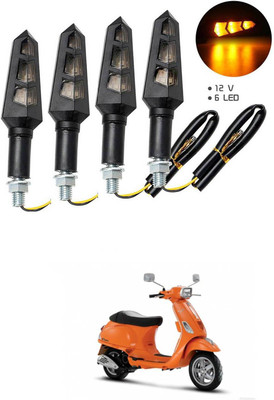 LOVMOTO Front, Rear LED Indicator Light for Piaggio Vespa LX(Multicolor)