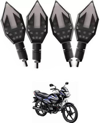 FKOK Front, Rear, Side LED Indicator Light for Hero Splendor NXG(Multicolor)