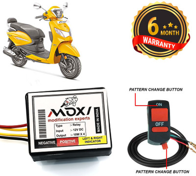 AUTO PEARL Front, Rear Flasher Indicator Light for Hero Pleasure
