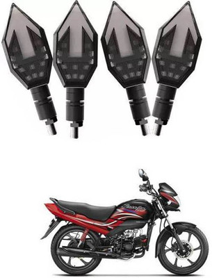 FKOK Front, Rear, Side LED Indicator Light for Hero Passion Pro(Multicolor)